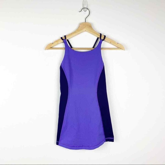 Lululemon Free To Be Tank Duo Tone Purple Womens Size 6 - Picture 1 of 6